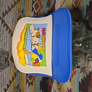 VTG 80s Missouri Blue/White Souvenir Trucker Hat